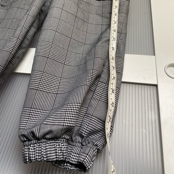 Gingham patterned joggers - Picture 7 of 8
